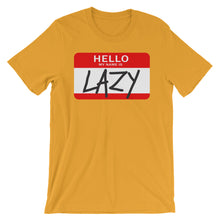 Hello my name is LAZY.
